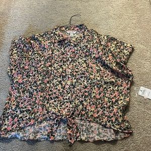 Colorful button down